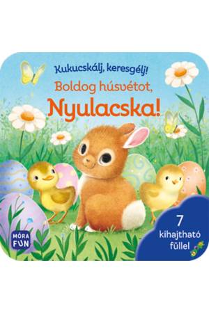Kukucskálj, keresgélj! - Boldog húsvétot, Nyulacska! - 7 kihajtható füllel