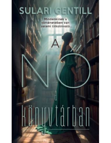 A nő a könyvtárban