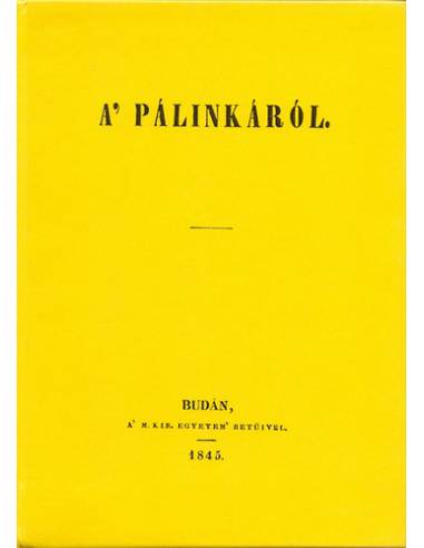 A' pálinkáról -