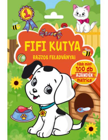 Fifi kutya rajzos feladványai - Több mint 100 db ajándék matrica