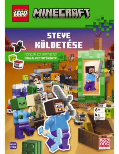 Lego Minecraft - Steve küldetése - Kereső és matricás foglalkoztatókönyv