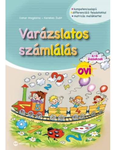 Varázslatos számlálás ovi 4-6 éveseknek - Matricás melléklettel