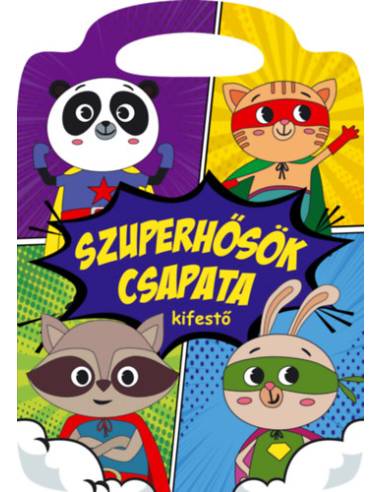 Szuperhősök csapata - kifestő