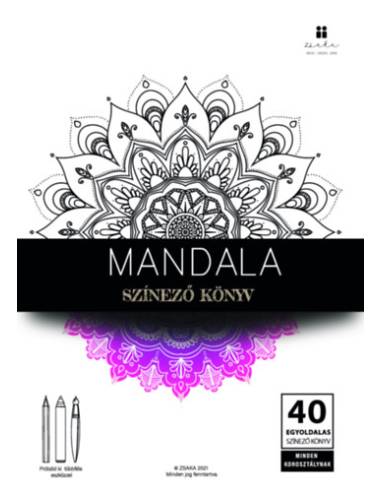 Mandala - Színező könyv
