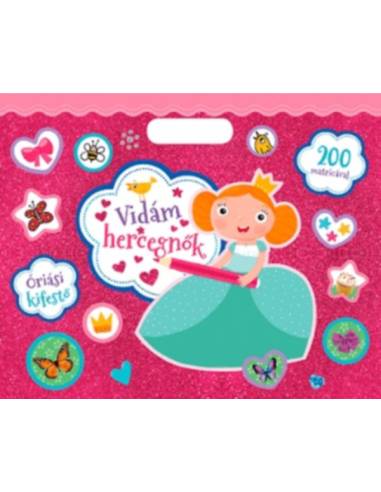 Óriás kifestő - Vidám hercegnők -