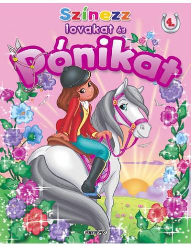 Színezz lovakat és pónikat! 4. -