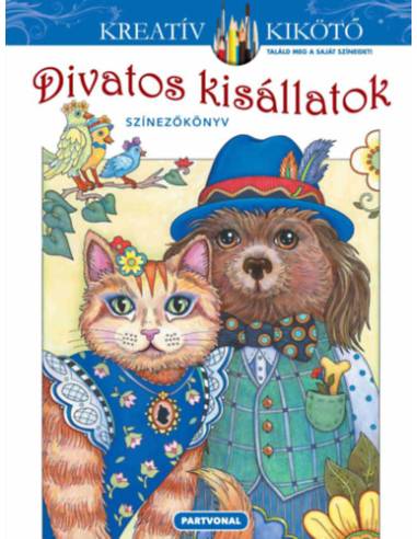 Divatos kisállatok - Színezőkönyv