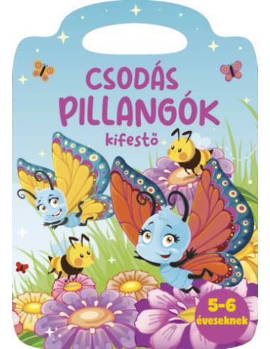 Csodás pillangók kifestő - 5-6 éveseknek