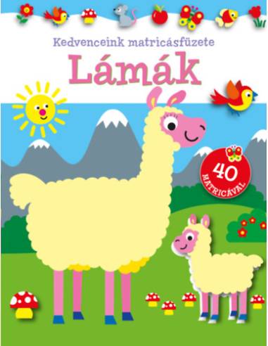 Kedvenceink matricásfüzete - Lámák -