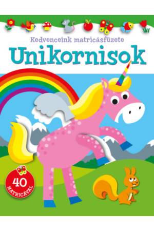 Kedvenceink matricásfüzete - Unikornisok -