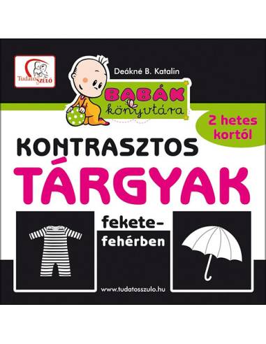 Kontrasztos tárgyak fekete-fehérben - Babák könyvtára