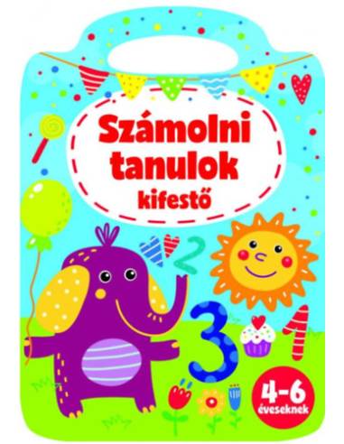 Számolni tanulok kifestő - 4-6 éveseknek