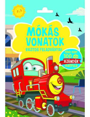 Mókás vonatok - rajzos feladványai - rajzos feladvány