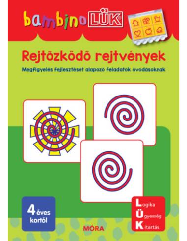 Rejtőzködő rejtvények - Megfigyelés fejlesztését alapozó feladatok óvodásoknak