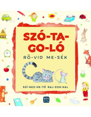 Szótagoló - Rövid mesék - színezhető rajzokkal
