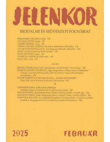 Jelenkor - Irodalmi és művészeti folyóirat - 2025. február