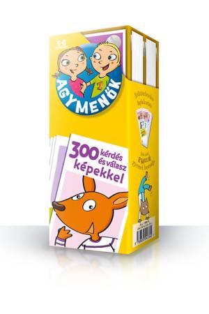 Agymenők kártyacsomag 5-6 éveseknek - 300 kérdés és válasz képekkel