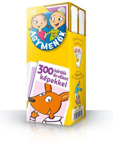 Agymenők kártyacsomag 5-6 éveseknek - 300 kérdés és válasz képekkel
