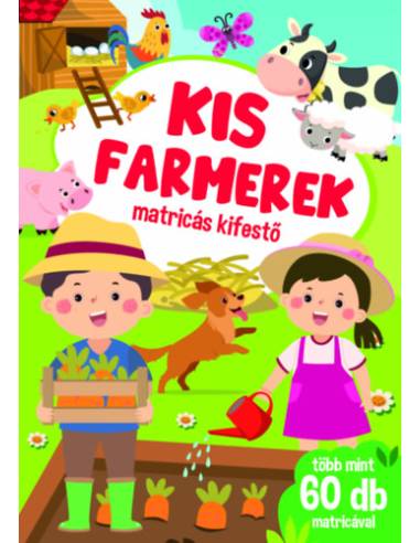 Kis farmerek - Matricás kifestő - több mint 60 db matrica