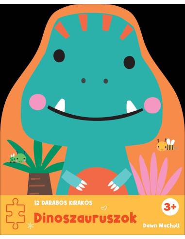 12 darabos kirakós - Dinoszauruszok