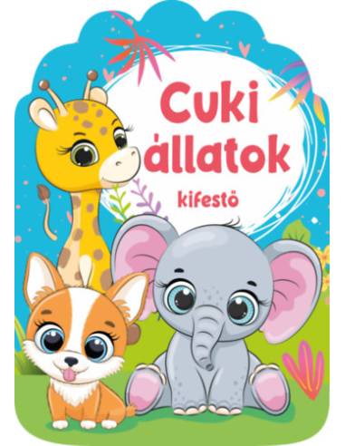 Cuki állatok - kifestő