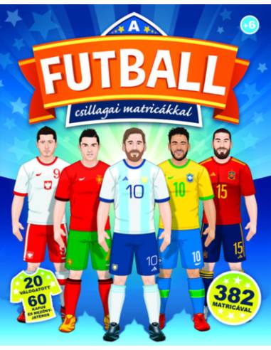 A futball csillagai matricákkal