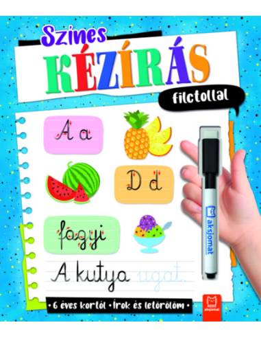 Színes kézírás filctollal - Írok és letörlöm - 6 éves kortól