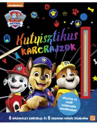 Mancs őrjárat - Kutyisztikus karcrajzok - 8 különleges karcrajz és 8 oldalnyi mókás feladvány
