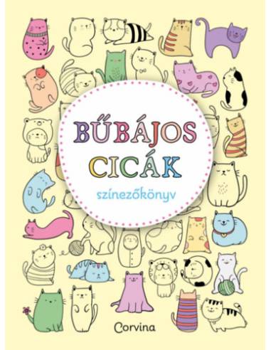 Bűbájos cicák - Színezőkönyv