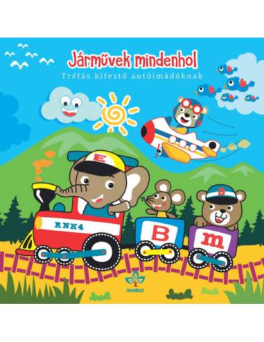 Járművek mindenhol - Tréfás kifestő autóimádóknak