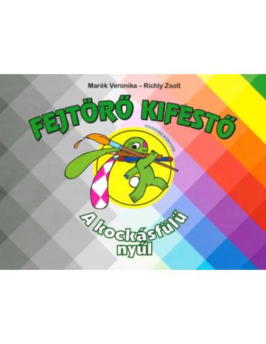 A kockásfülű nyúl - Fejtörő kifestő