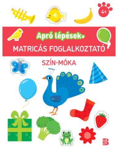 Apró lépések - Szín-móka - Matricás foglalkoztató