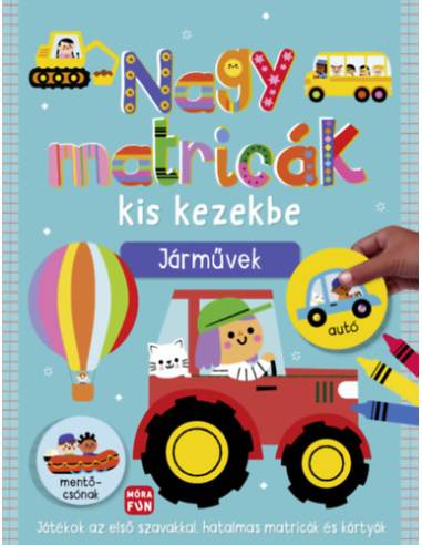 Nagy matricák kis kezekbe - Járművek