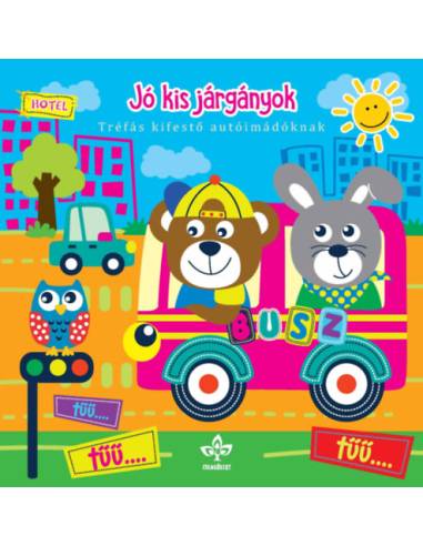 Jó kis járgányok - Tréfás kifestő autóimádóknak