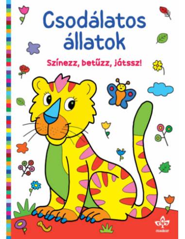 Csodálatos állatok - Színezz, betűzz, játssz!