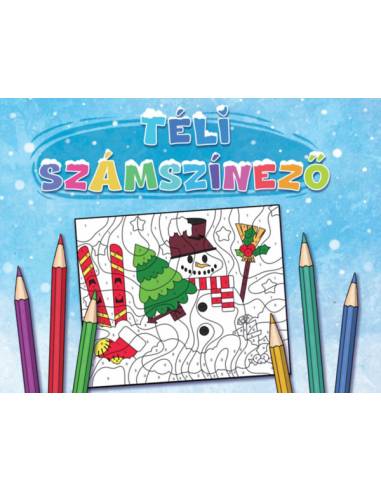 Téli számszínező