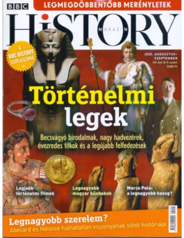 BBC History - 2025. XV. évfolyam 8-9. szám - Augusztus-szeptember - Történelmi legek