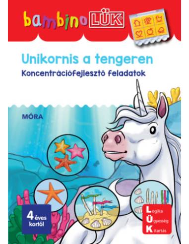 Unikornis a tengeren - LDI-143 - Koncentrációfejlesztő feladatok - BambinoLÜK
