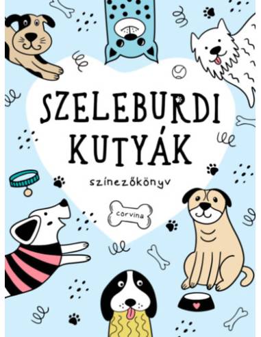 Szeleburdi kutyák - színezőkönyv