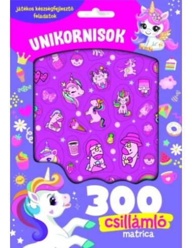 Unikornisok - 300 csillámló matricával