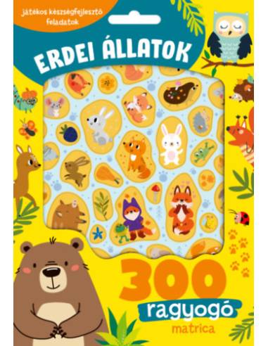 Erdei állatok - 300 ragyogó matricával