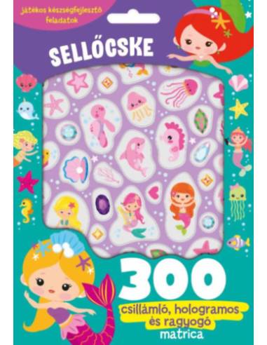 Sellőcske - 300 csillámló, hologramos és ragyogó matricával