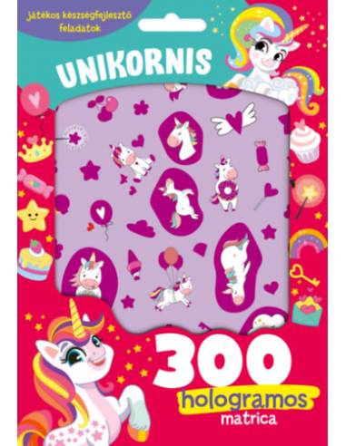 Unikornis - 300 hologramos matricával