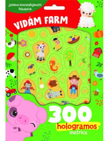 Vidám farm - 300 hologramos matricával