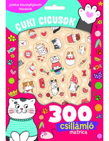 Cuki cicusok - 300 csillámló matricával