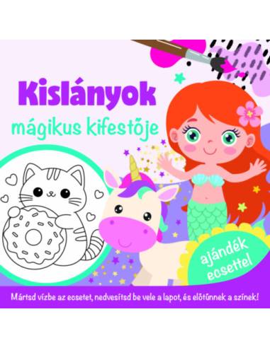 Kislányok mágikus kifestője - ajándék ecsettel