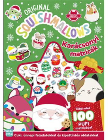 Original Squishmallows - Karácsonyi matricák
