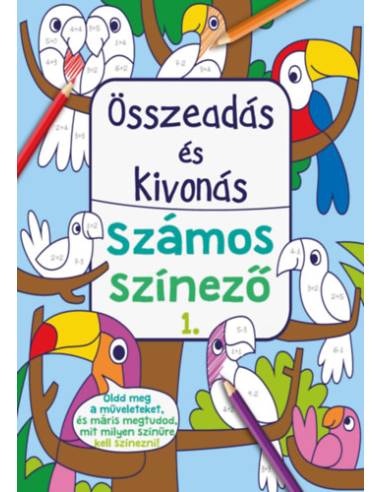 Összeadás és kivonás - Számos színező 1.