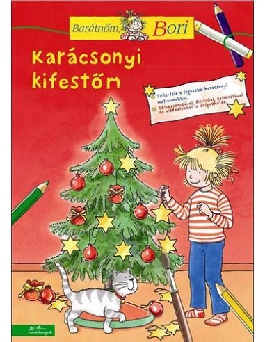 Karácsonyi kifestőm - Barátnőm, Bori foglalkoztató füzet