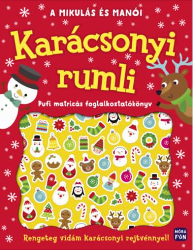 A Mikulás és manói - Karácsonyi rumli - Pufi matricás foglalkoztatókönyv